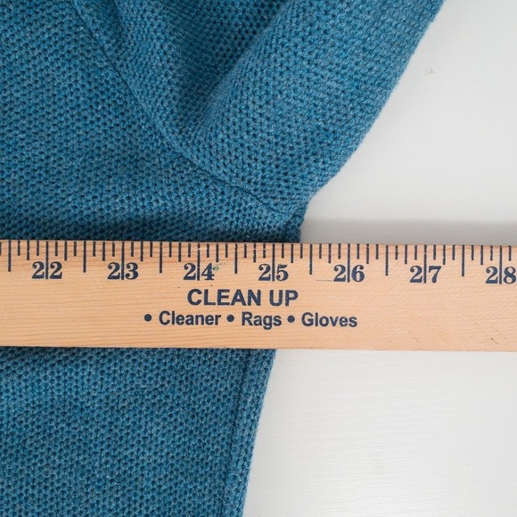 Peter Millar Mens XXL Blue Waffle Knit Button Front Polo Sweater - Picture 10 of 13